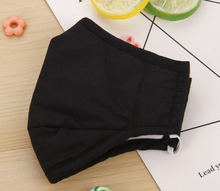 Load image into Gallery viewer, Cotton PM2.5 Black Mouth Mask Anti Dust Mask Activated Carbon Filter Windproof Mouth-muffle Bacteria Proof Flu Face Masks Care