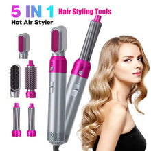 Load image into Gallery viewer, Multi Functional 4 In1 Hair Dryer Comb Hair Curling Straightening Hair Styling Comb Straightener Curler
