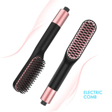 Load image into Gallery viewer, Hair straightener brush comb