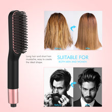 Load image into Gallery viewer, Hair straightener brush comb