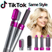 Load image into Gallery viewer, Multi Functional 4 In1 Hair Dryer Comb Hair Curling Straightening Hair Styling Comb Straightener Curler