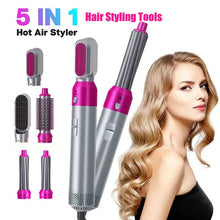 Load image into Gallery viewer, Multi Functional 4 In1 Hair Dryer Comb Hair Curling Straightening Hair Styling Comb Straightener Curler
